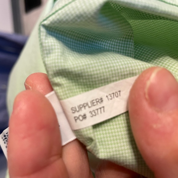 Polo Ralph Lauren Light Green Button-Down Long Sleeve Shirt Medium ( Neck‎ 16) - Picture 3 of 7